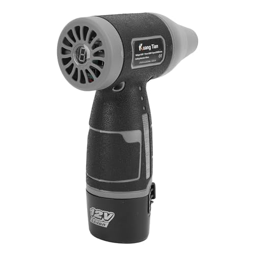 Powerful Portable Handheld Blower for Fast Dusting Electronics Cooling Compact ABS Design with Lasting Battery US Plug
