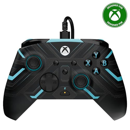 Turtle Beach Rematch Advanced Wired Gaming Controller for Xbox & PC | Xbox Series X|S, Xbox One, PC, 2 Remappable Buttons, Hall-Effect Triggers, Audio Controls, Glows-in-the-Dark, Titan Steel - color: Titan Steel