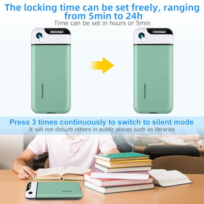 Phone Lock Box with Timer,Timed Lock Box,USB Charging Type,Time Can Be Freely Set,Easy to Carry,Excessive Games,Mobile Phone Addiction