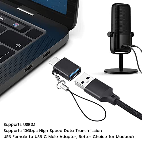 USB C Cable for Elgato 4K S, 4K X, HD60 S/S+, HD60 X Game Capture Card | USB 3.0 10Gbps Data Transfer, Super Fast Charging Cable with Adapter, Nylon Braided 6.6ft Long