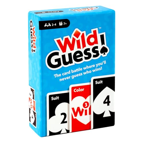 Wild Guess! – Insanely Competitive, Fast-Paced Card Game for 2 to 4 Players – Guess, Pass & Block Your Way to Victory – Fun for Friends, Families and Game Night – Ages 10+