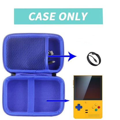 Hard Carrying Case Compatible with Retroid Pocket Classic/Retroid Pocket Flip 2/ Flip Retro Game Handheld Console (Blue) - color: Blue