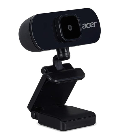 acer Full HD USB Streaming 2MP Webcam | 1080P HD | 360° Rotation | Digital Microphone | Plug & Play for Desktop or Laptop PC | Stream for Zoom, Skype, Facetime, YouTube | Conference Calls & MS Teams