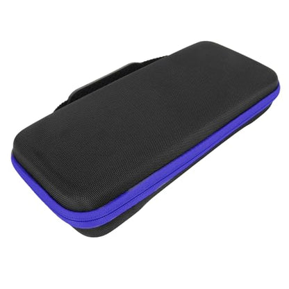 Estink Handheld Game Console Carrying Case EVA Nylon Shockproof Storage Bag 31 X 14 X 6cm for Ally 7 Inch 120Hz Gaming Handheld Travel Camping Daily Use (Blue) - color: Blue