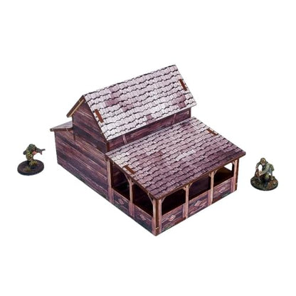 Pre-Painted WW2 Ostfront Village Workshop