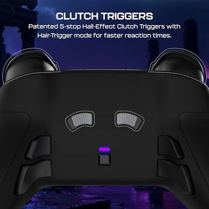 Turtle Beach Victrix Pro BFG Reloaded Wireless Gaming Controller for Xbox | Xbox Series X|S, Xbox One, PC, Modular, Fightpad Module, Hall-Effect Sticks, Triggers, 4 Remappable Buttons, Esports, Black - color: Black