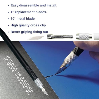 Professional 18-Piece Gundam Model Building Gunpla Tools Kit with 6-inch Chrome Vanadium Steel Nipper - Complete DIY Hobby Tool Set for Plastic Model Kits