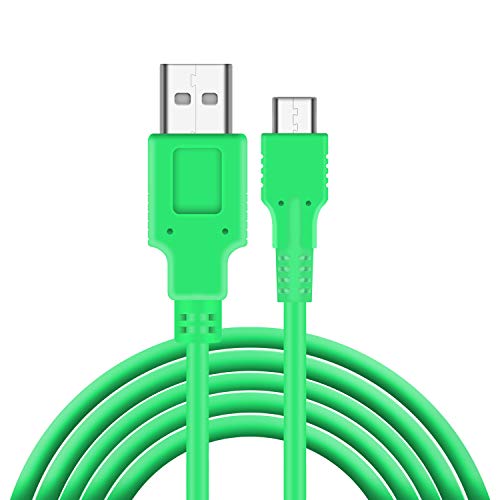 ECHZOVE Charger Compatible with Nintendo Switch, Charging Cable Compatible with Nintendo Switch, Charger Cable Compatible with Nintendo Switch Pro Controllers - Green (4.92ft) - color: Green