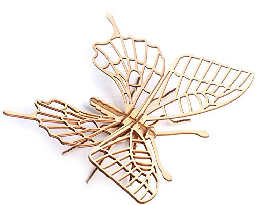3D Wooden Insect Puzzle - 6 Piece Set Insect Animal Skeleton Assembly Model Puzzle - DIY Wooden Crafts 3D Puzzle - Wood STEM Gifts for Adults & Teens Birthday Gifts Christmas - style: Insect 6 model