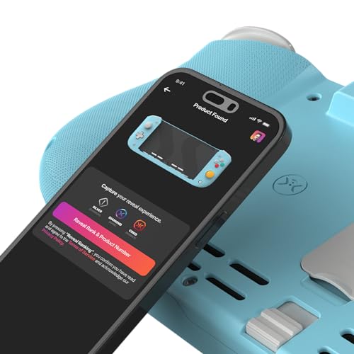 CRKD Nitro Deck - Professional Handheld Deck with Zero Stick Drift for Nintendo Switch and Switch OLED (Retro Blue - Nostalgia Collection)