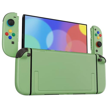 eXtremeRate DIY Replacement Shell Buttons for Nintendo Switch 2, Custom Full Set Rear Back Plate Controller Housing with Button for Switch 2 Handheld Console & Joycon 2 - Deluxe Version - Matcha Green - color: Matcha Green