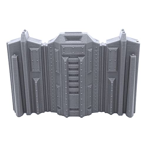 EnderToys Tall Connecting Barricade Wall Set, Terrain Scenery for Tabletop 28mm Miniatures Wargame, 3D Printed and Paintable