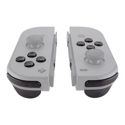eXtremeRate DIY Full Set Buttons for Nintendo Switch & Switch OLED, Custom Replacement Buttons for JoyCon, ABXY Direction Keys SR SL L R ZR ZL + - Home Capture Trigger Buttons Springs - Black - color: Black