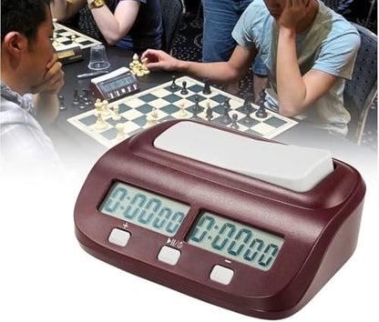 JZK PQ9907 Digital Multifunctional Display Chess Timer Chess Clock Electronic Board Game for Home & tournaments