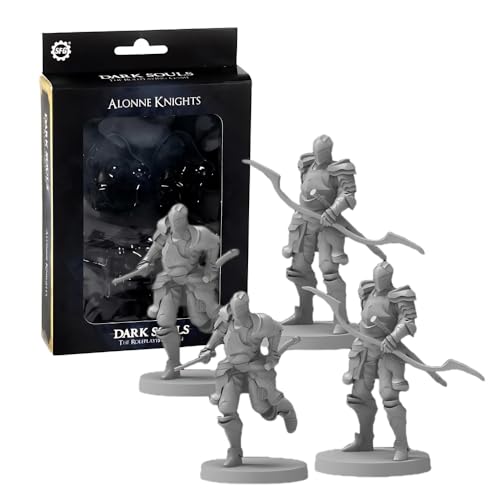 Steamforged Games: Dark Souls The Roleplaying Game Miniatures Bundle (Alonne Knights, Captains & Warriors, Protector of The Asylum, Dread Knights of Renown, and The Steadfast & The Hollow - 13 Items)