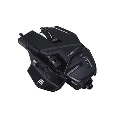 MAD CATZ MR04DCINBL000-0 R.A.T. 6+ Corded Optical Gaming Mouse, Black