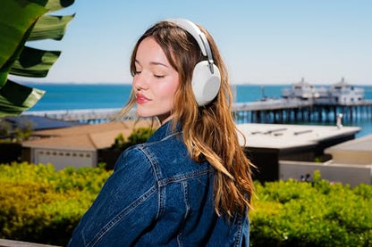 Sony 1000X THE COLLEXION Wireless Noise Cancelling Headphones, Platinum | Luxury Comfort with Curated Materials, HD NC Processor QN3, 12 Microphones, Mastered by Engineers, Up to 24 Hrs of Battery - color: Platinum