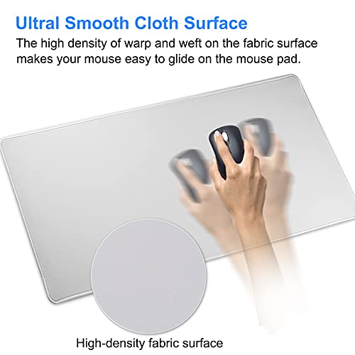 XXL Gaming Mouse Pad 35.4x15.7 Professional Large Mouse Pad & Computer Game Mouse Mat-90x40 Greyus - color: 90x40 Greyus, size: 35.4x15.7x0.1IN