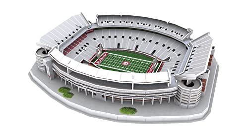 Pro Lion 3D Jigsaw Puzzle Bryant-Denny Stadium Construction Building Kits - 139 Pieces | Alabama Crimson Tide Football Gifts for Boys, Adults, Men & Kids Aged 7+ | Puzzles Games Kit for Creative Fans - style: Alabama Crimson Tide
