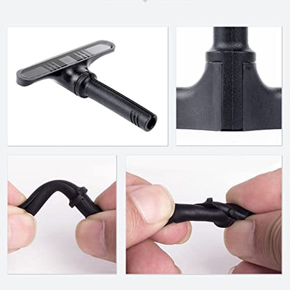 Gaming Mouse-Bungee Cord Holder, Super Compact Size, Gaming Desk Accessories, Bungee Cable Holder Fixer for E-Sports Desktop Arrangement, Offices, Home