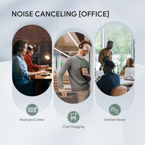 Yealink BH70 Mono Wireless Bluetooth Headset with Microphone for Work, up to 35h Talking, Native Bluetooth via Microsoft Teams Certified, Compatible with Cisco Webex & Jabber, Zoom, Google Meeting - color: Black (Teams), style: Mono (USB-C to A)