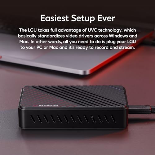 AVerMedia Live Gamer Ultra GC553 – 4K60 HDR Pass-Through, 4K30 Capture, Low Latency for Xbox Series X/S, PS5, Switch, Windows 11/macOS 10.13