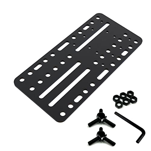 Neyyuse Universal Desk/Chair Mount Bracket Plate for USB Handbrake, SIM Racing Compatible with Logitech Driving Force Shifter, Thrustmaster TH8A Shifter & SIM Racing Games - color: Mount Bracket V1, size: Mount Bracket V1-M