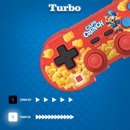 Hyperkin Limited Edition Pixel Art Wireless Bluetooth Controller - Officialy Licensed - Cap'n Crunch Controller For Nintendo Switch 2 / Switch/Oled, PC, Mac, Android, iOS
