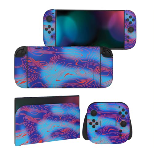 PlayVital for Nintendo Switch 2 Skin Full Set (2-Pack) - Protective Vinyl Decal Stickers for Switch 2 Console, Joycons, Handle Grips & Dock | No Residue, Anti-Scratch - Damascuscamo - color: Damascuscamo