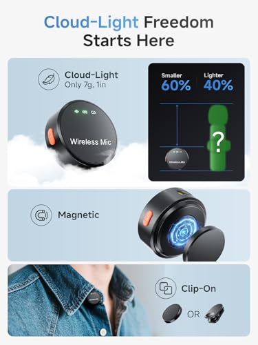 Wireless Lavalier Microphone for iPhone 15/16 & Android with USB-C Plug-Play, Mini Microphone with Noise Reduction, 360° Pickup, 36H Charging Case for Video Recording,Live Streaming, YouTube, TikTok - size: USB-C RX to 2 (With Charging case)