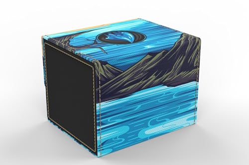 Vault- TCG/MTG 100+ Card Color Combo Deck Box (Island) - color: Island