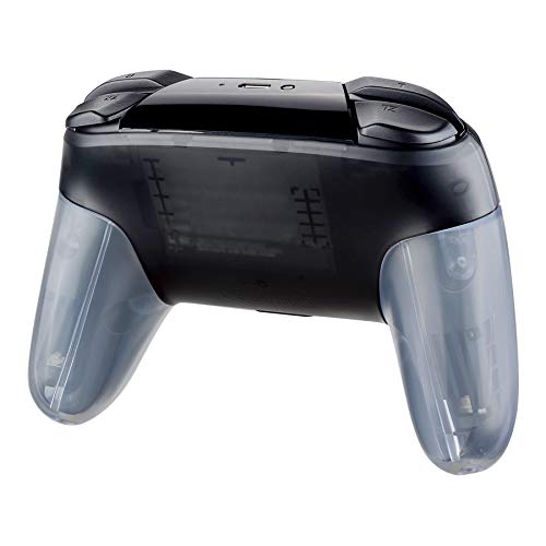 eXtremeRate Glacier Blue Replacement Handle Grips for Nintendo Switch Pro Controller, DIY Hand Grip Shell for Nintendo Switch Pro - Controller NOT Included - color: Clear Glacier Blue
