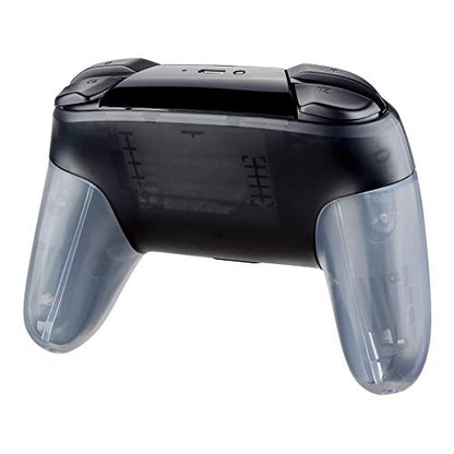 eXtremeRate Glacier Blue Replacement Handle Grips for Nintendo Switch Pro Controller, DIY Hand Grip Shell for Nintendo Switch Pro - Controller NOT Included - color: Clear Glacier Blue