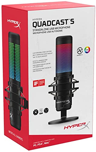 HyperX Quadcast S USB Gaming Microphone