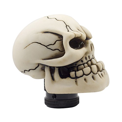 Skull Manual Automatic Gear Shift Knobs - color: Yellow