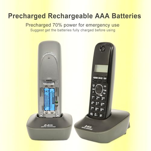 BK-30AAABU NI-MH AAA Rechargeable Battery 1.2V 300mah 2Pack NiMH AAA Batteries for Panasonic Cordless Phones, Remote Controls, Electronics
