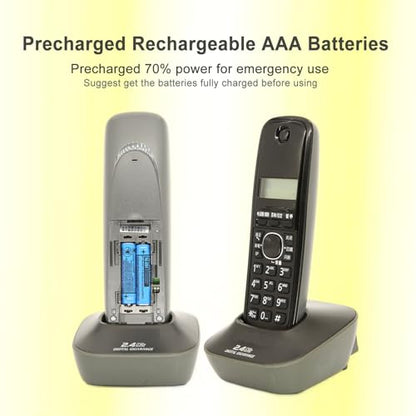 BK-30AAABU NI-MH AAA Rechargeable Battery 1.2V 300mah 2Pack NiMH AAA Batteries for Panasonic Cordless Phones, Remote Controls, Electronics