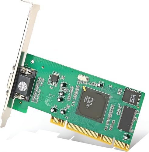 KUJOBUY 8MB Graphics Card VGA PCI 32Bit for Server Industrial Computer Multi-Display for ATI Rage XL 32 Bit PCI VGA Video Card PCI-X Interface Universal Video Card for Desktop Computers