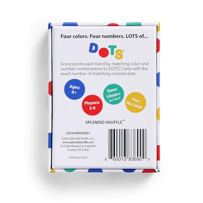 DOTS - A Delightfully Clever Rummy-Style Card Game for 2-6 Players | Fast-Paced, Easy to Learn, Family Game Night, Travel Friendly, Ages 8+