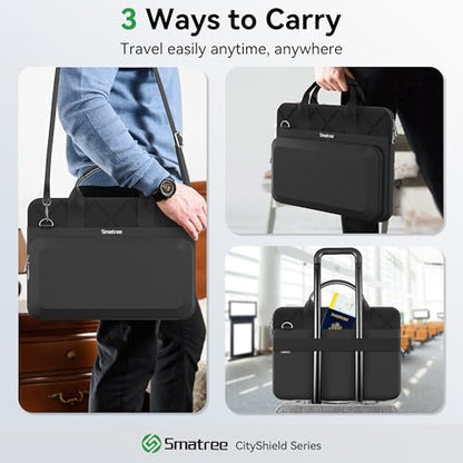 Smatree CityShield Laptop Shoulder Case for 16.1inch HP OMEN Gaming Laptop | for 16 inch HP OMEN Gaming 16/16t/16z,Victus Gaming16/16t/ZBook Firefly G11A/G11,EliteBook 665/660 G11/ProBook 460 G11(MC04)