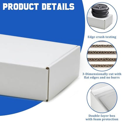 DEDC Card Grading Submission Kit, Grading Shipping Mailing Kit Box for PSA, CGC, SGC Trading Card- 25 Semi Rigid Card Holders 50 Card Sleeves1 Shipping Label 1 Wiping Cloth (2-Set-Universal) - size: 2-set- Universal