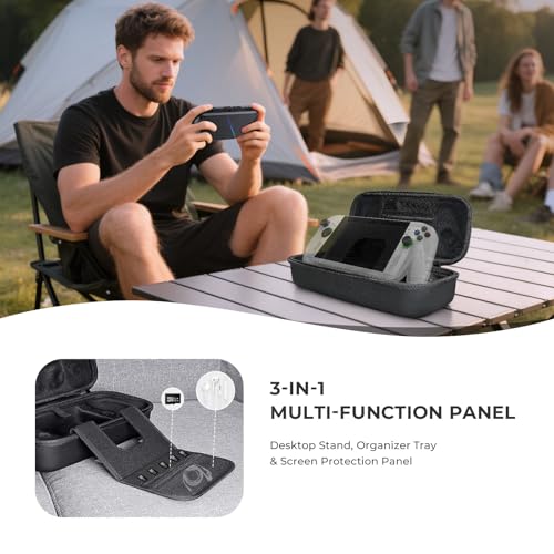 JYGamhanbil Hard Shell Carrying Case for ASUS ROG Xbox Ally / Xbox Ally X | Compatible with ROG Xbox Ally X (2025 7"), Portable Travel Storage Bag, For Gaming Handheld Console & Accessories