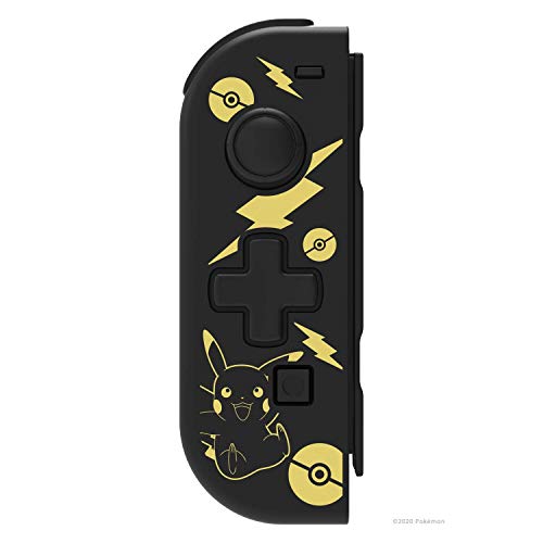 Hori Nintendo Switch D-Pad Controller (L) (Pokemon: Black & Gold Pikachu) By - Officially Licensed By Nintendo and the Pokemon Company International - Nintendo Switch - style: Black & Gold Pikachu