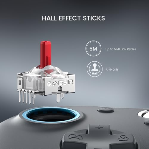 GameSir G7 SE Wired Controller for Xbox Series X|S, Xbox One & Windows 10/11, Plug and Play Gaming Gamepad with Hall Effect Joysticks/Hall Trigger, 3.5mm Audio Jack-Gray - color: Gray