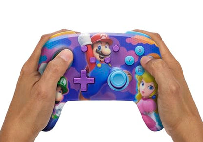 PowerA Enhanced Wireless Controller for Nintendo Switch/Switch 2 / Switch Lite/OLED Model - Color Splash Heros - Gamepad, game controller, Officially Licensed - color: Color Splash Heroes
