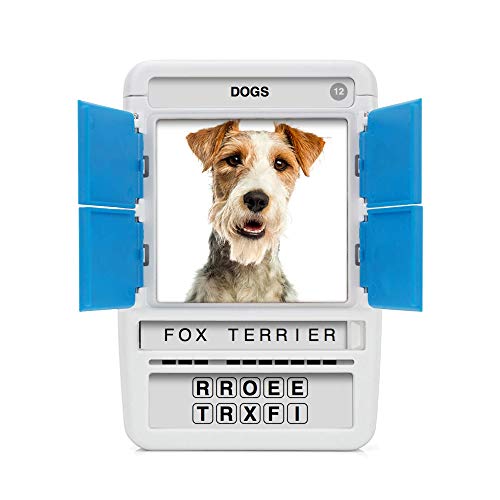 100 PICS Dogs Travel Game | Learn 100 Dog Breeds Flash Cards with Slide Reveal Case | Card Game, Gift, Stocking Stuffer | for Kids and Adults | Ages 6+ - style: Dogs