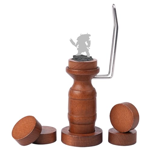 Golden Maple Miniature Painting Handle - 360 Degree Rotating Miniature Holder for Tabletop Miniatures, Fantasy Models, Kits for Acrylic Painting & Detailing