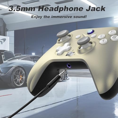 Dinosoo Replacement Controller for PS5/Xbox Series X|S with gamepad, video game controller, gaming controller, works with PS5/Xbox One and Windows 10/11 - color: Dark‌