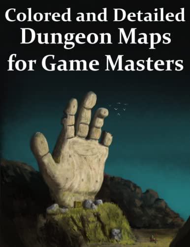 Colored and Detailed Dungeon Maps for Game Masters: 39 Quality battle map terrains for fantasy TTRPG adventures (Fantasy Tabletop Gaming Maps)