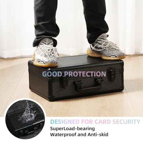 Toploader Storage Box for 3" x 4" 35PT Rigid Card (Large) | Hard Case, Dividers, Durable, Large Capacity, Ultimate Protection - size: Large